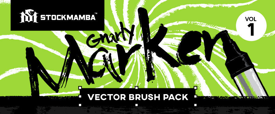 Gnarly Marker Brush Pack – VOLUME 1