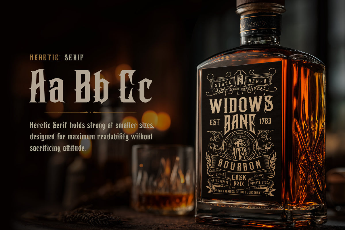 Heretic Blackletter Font Family