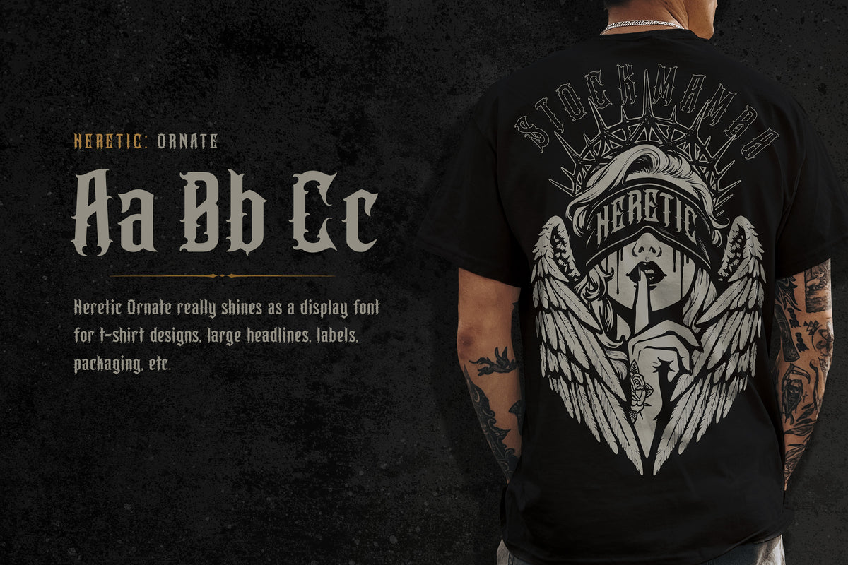 Heretic Blackletter Font Family