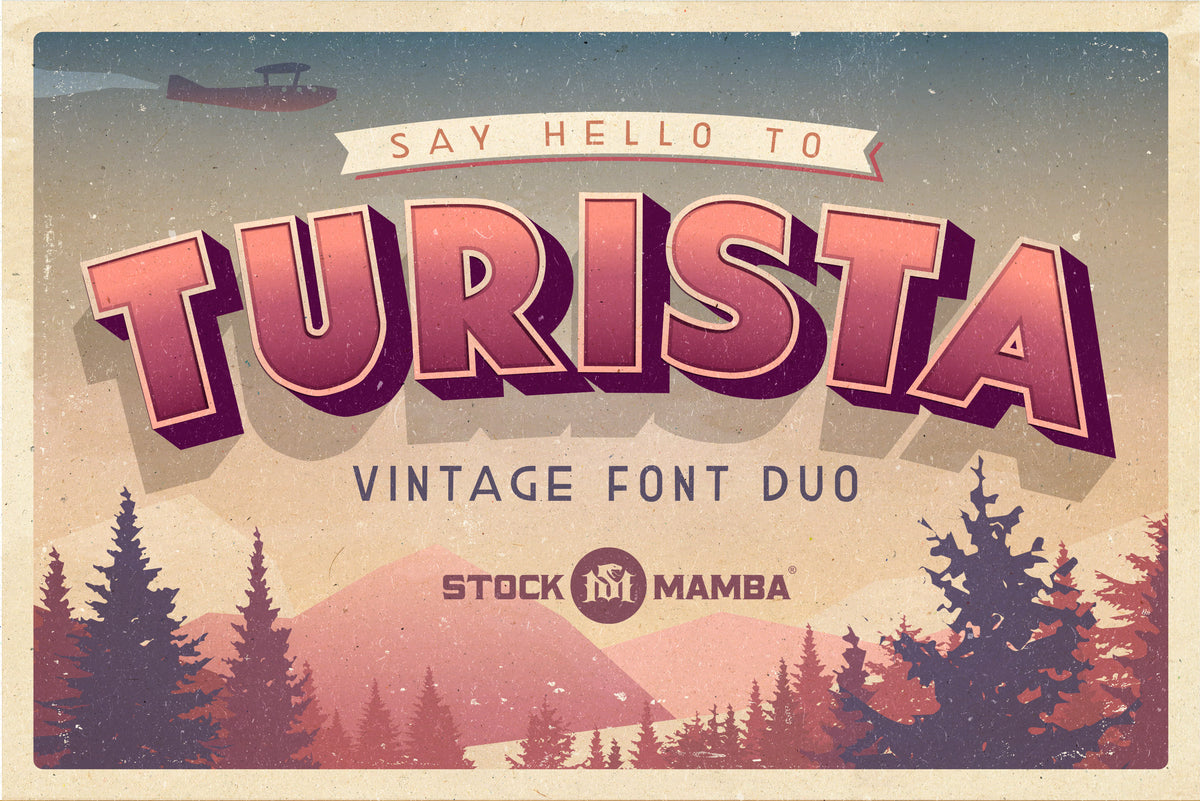 Turista Vintage Font Duo